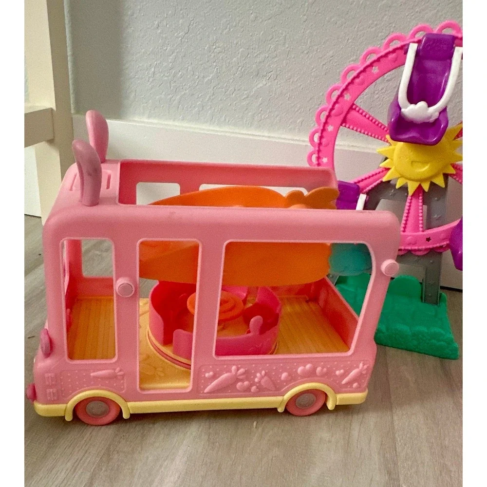 Chelsea Toy Carnival Playset Pink RV Ferris Wheel Tent Stand Mermaid Door Hanger
